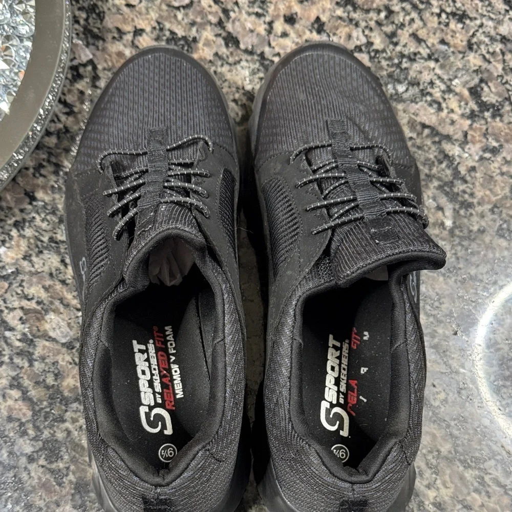 Sporto Men's Charcoal Black Sneakers